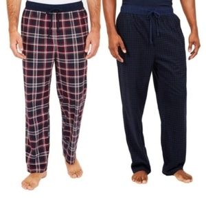 Nautica 2 Pk Men's Fleece Pajama Lounge Pants Christmas